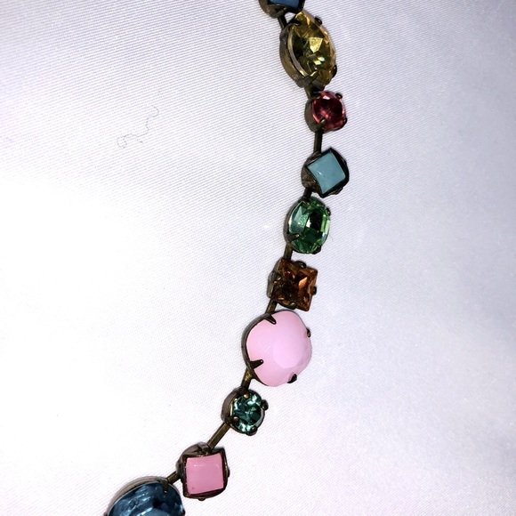 *SOLD* Sorrelli Jewel Toned Tennis Necklace - Picture 4 of 5